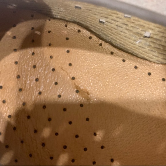 Gabor Hovercraft Suede Ballerina Cutout Taupe Leather Flats - Picture 13 of 13